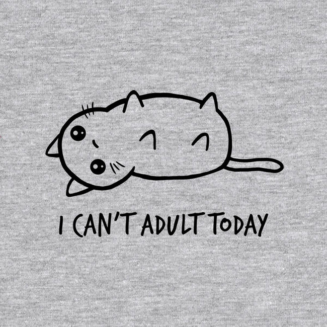 I Can't Adult Today-youth crew neck sweatshirt-dudey300