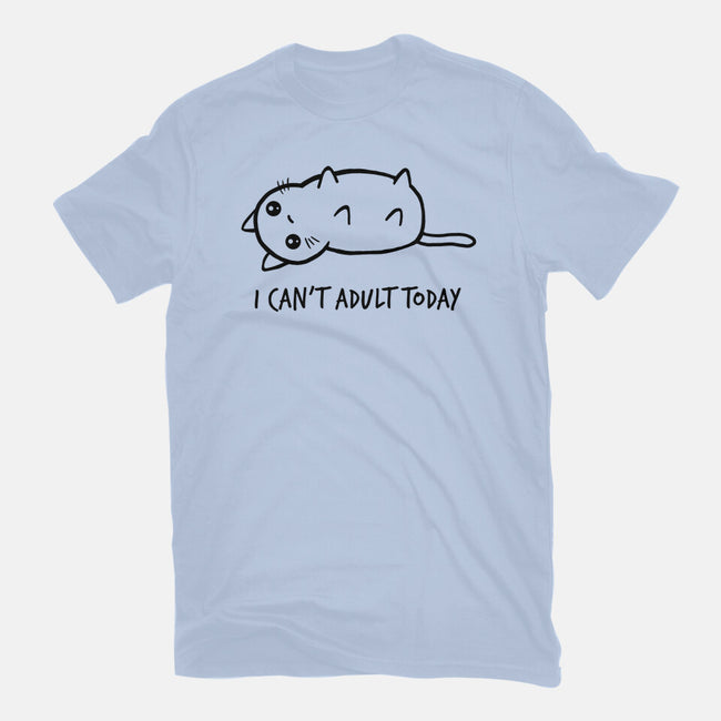 I Can't Adult Today-youth basic tee-dudey300