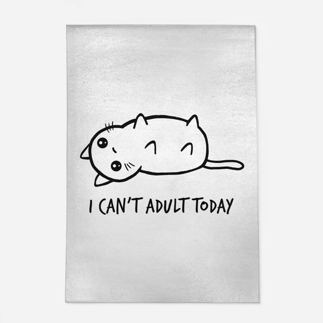 I Can't Adult Today-none indoor rug-dudey300