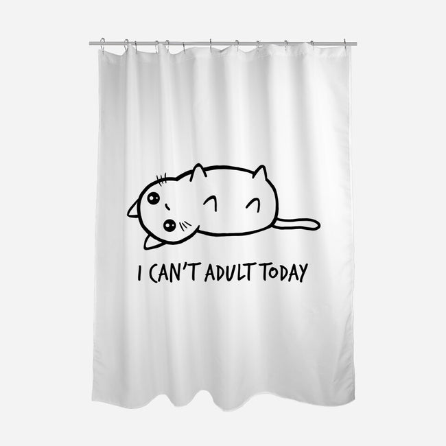 I Can't Adult Today-none polyester shower curtain-dudey300