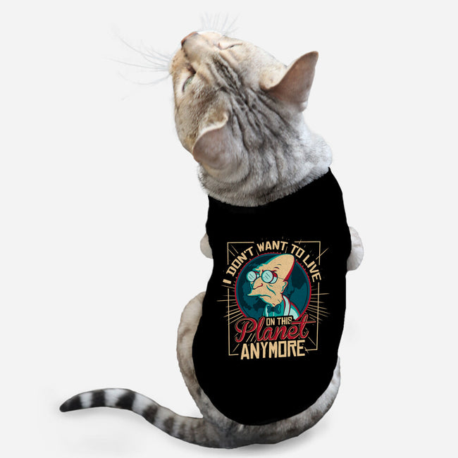 I Don't Want To Live On This Planet Anymore-cat basic pet tank-TomTrager