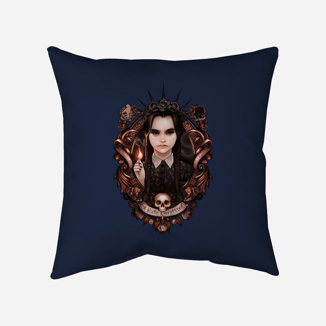 I Hate Everything-none non-removable cover w insert throw pillow-MeganLara