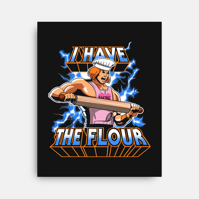 I have the flour!-none stretched canvas-KindaCreative