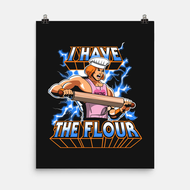 I have the flour!-none matte poster-KindaCreative