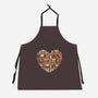 I Heart Books-unisex kitchen apron-renduh