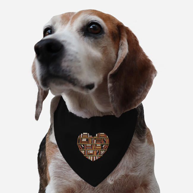 I Heart Books-dog adjustable pet collar-renduh