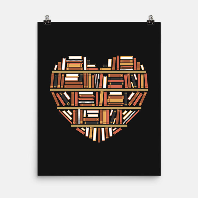I Heart Books-none matte poster-renduh