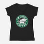 I Love Cats and Coffee-womens v-neck tee-Boggs Nicolas