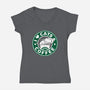 I Love Cats and Coffee-womens v-neck tee-Boggs Nicolas