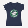 I Love Cats and Coffee-womens v-neck tee-Boggs Nicolas