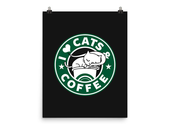 I Love Cats and Coffee