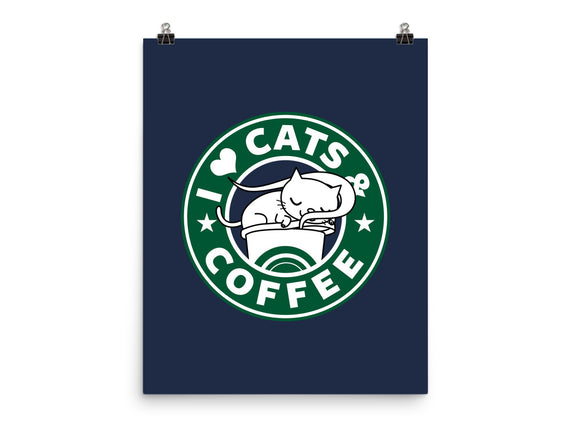 I Love Cats and Coffee