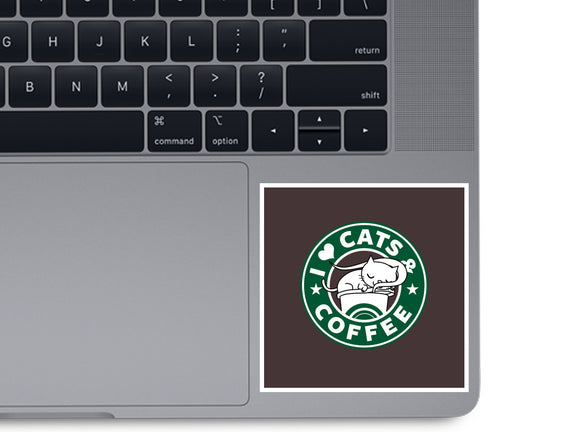 I Love Cats and Coffee