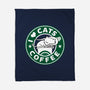 I Love Cats and Coffee-none fleece blanket-Boggs Nicolas