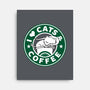 I Love Cats and Coffee-none stretched canvas-Boggs Nicolas