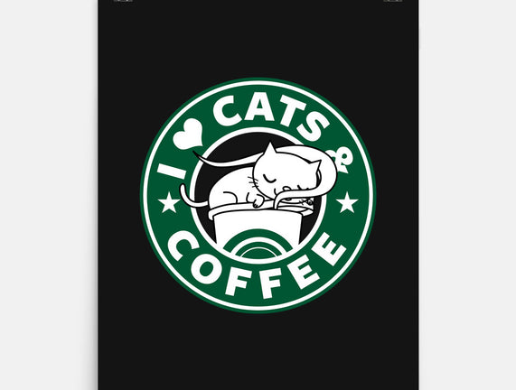 I Love Cats and Coffee