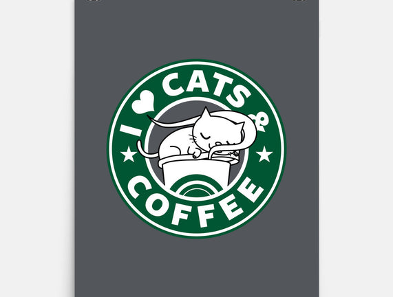 I Love Cats and Coffee