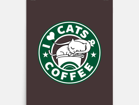 I Love Cats and Coffee