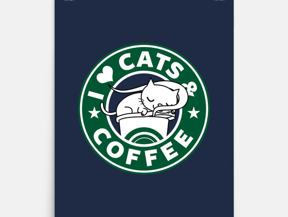 I Love Cats and Coffee