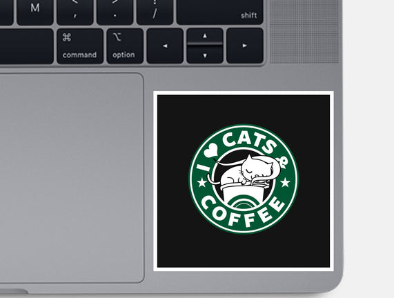 I Love Cats and Coffee