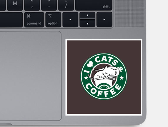 I Love Cats and Coffee