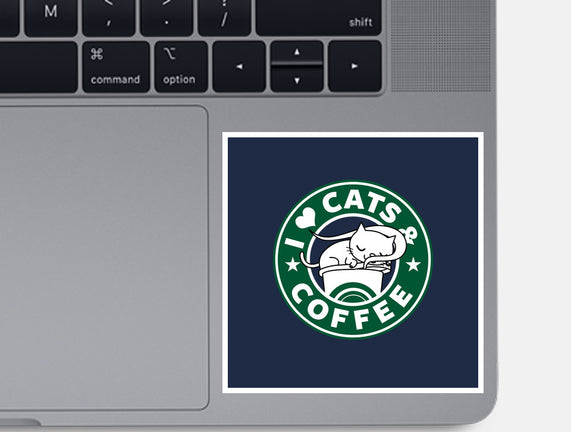 I Love Cats and Coffee