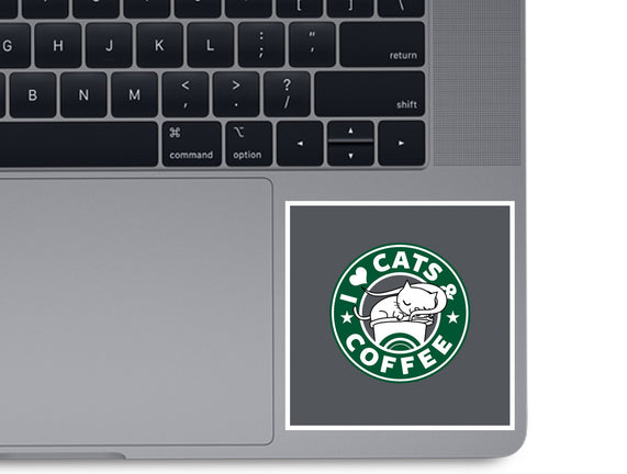 I Love Cats and Coffee