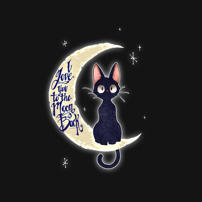I Love You to The Moon & Back-cat basic pet tank-TimShumate