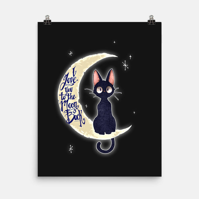 I Love You to The Moon & Back-none matte poster-TimShumate