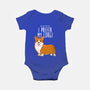 I Prefer My Corgi-baby basic onesie-ursulalopez