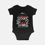 I Read Books and I Know things-baby basic onesie-Tobefonseca