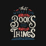 I Read Books and I Know things-womens racerback tank-Tobefonseca