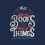I Read Books and I Know things-none glossy sticker-Tobefonseca