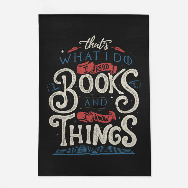 I Read Books and I Know things-none indoor rug-Tobefonseca
