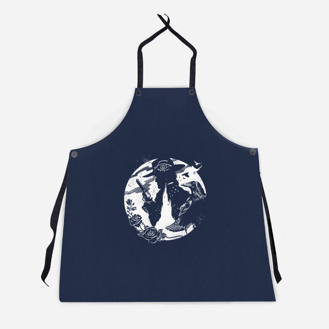 I Shoot With My Mind-unisex kitchen apron-vp021