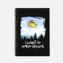 I Want To Make-Believe-none dot grid notebook-harebrained