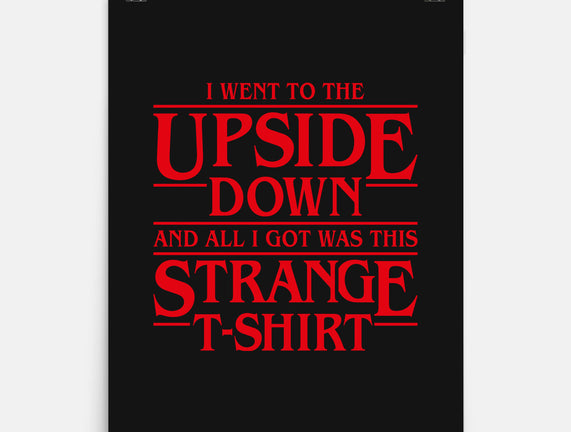 I Went to the Upside Down