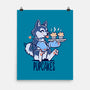 I'm Making Pupcakes-none matte poster-TechraNova