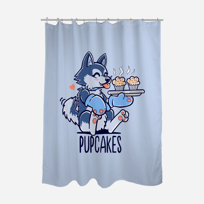 I'm Making Pupcakes-none polyester shower curtain-TechraNova