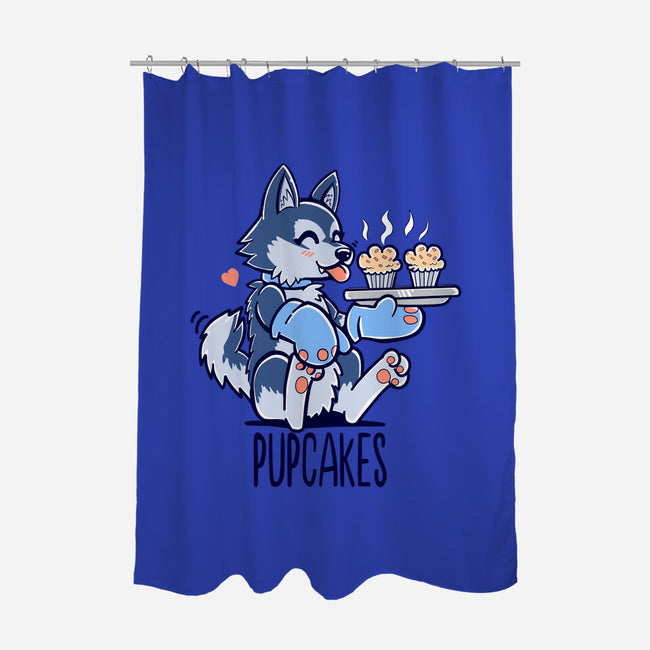 I'm Making Pupcakes-none polyester shower curtain-TechraNova