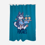 I'm Making Pupcakes-none polyester shower curtain-TechraNova