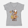 I'm Making Woofles-womens v-neck tee-TechraNova
