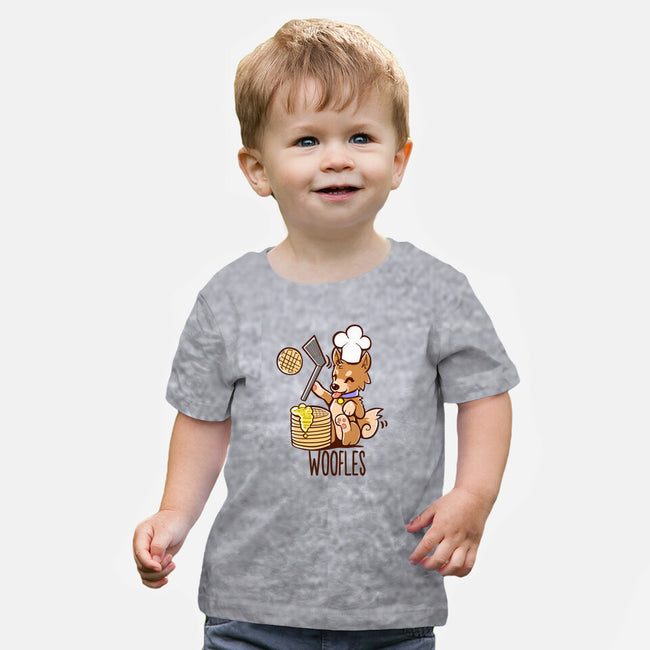 I'm Making Woofles-baby basic tee-TechraNova