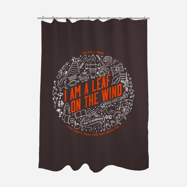 I'm Still Free-none polyester shower curtain-dmh2create