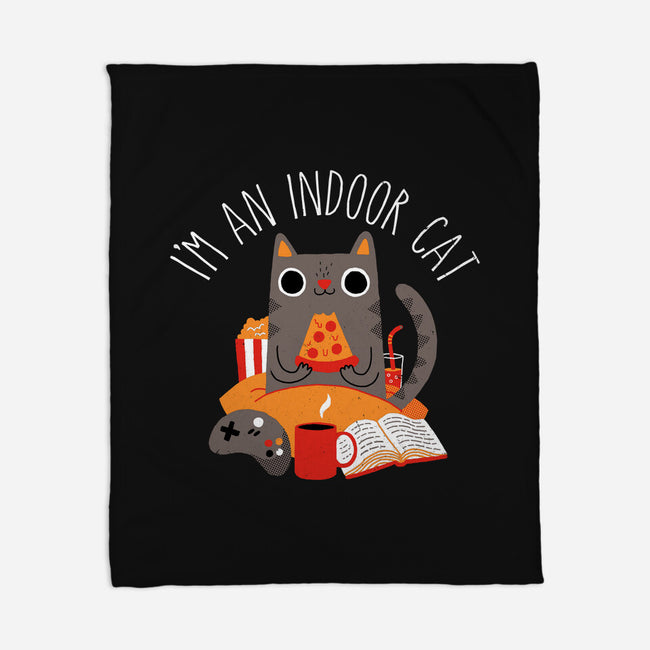 Indoor Cat-none fleece blanket-DinomIke