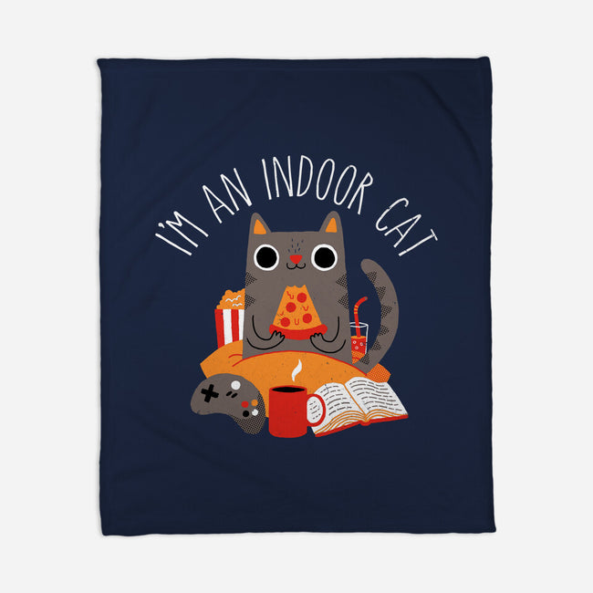 Indoor Cat-none fleece blanket-DinomIke
