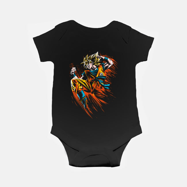 Ink Attack-baby basic onesie-albertocubatas