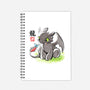 Inked Dragon-none dot grid notebook-BlancaVidal