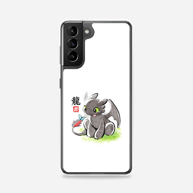 Inked Dragon-samsung snap phone case-BlancaVidal