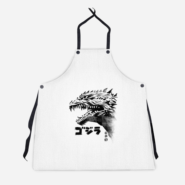Inked Gojira-unisex kitchen apron-cs3ink